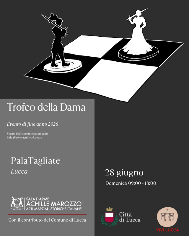 Locandina Trofeo della Dama 2026